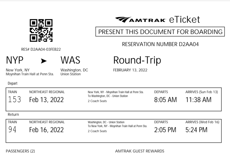 アムトラック(Amtrak)オンラインチケットの購入方法｜ニューヨークから小旅行へ めおと in NEW YORK